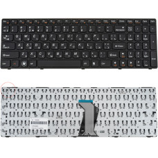 Уценка ! клавиатура для ноутбука LENOVO (B570, B575, B580, B590, V570, V575, V580, Z570, Z575) ukr, black, black frame