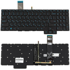 Клавиатура для ноутбука LENOVO (Legion: 5-15 series), ukr, black, без фрейма,  подсветка клавиш (BLUE) (ОРИГИНАЛ)