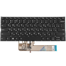 Клавиатура для ноутбука LENOVO (Yoga 530-14ARR, 530-14IK ) rus, black, без фрейма, подсветка клавиш