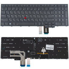 Клавиатура для ноутбука LENOVO (ThinkPad: P16 Gen 1) rus, black, подсветка клавиш