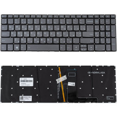 Клавиатура для ноутбука LENOVO (IdeaPad: 330S-15) ukr, black, без фрейма, подсветка клавиш