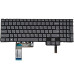 Клавиатура для ноутбука LENOVO (Legion: 5-16 series), ukr, dark gray, без фрейма, подсветка клавиш (RGB)