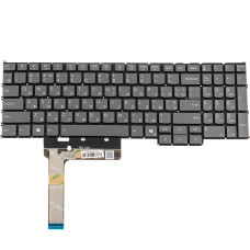 Клавиатура для ноутбука LENOVO (IdeaPad Pro: 5 16AKP10 series), ukr, black, без фрейма, подсветка клавиш