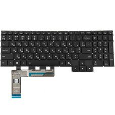 Клавиатура для ноутбука LENOVO (Legion Pro: 5-16IAH10 series), ukr, black, без фрейма, подсветка клавиш (RGB)