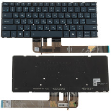 Клавиатура для ноутбука LENOVO (Slim 7 14IMH9  series), ukr, onyx black, без фрейма, подсветка клавиш