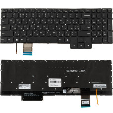 Клавиатура для ноутбука LENOVO (Legion: 5-16 series), ukr, black, без фрейма, подсветка клавиш