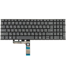 Клавиатура для ноутбука LENOVO (IdeaPad: 3-15, 3-17 series) ukr, black, без фрейма, подсветка клавиш (copilot)