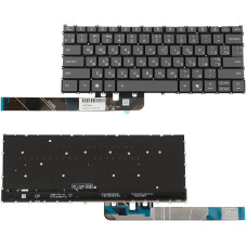 Клавиатура для ноутбука LENOVO (IdeaPad: 5-14 seires), ukr, onyx black, без фрейма, подсветка клавиш (copilot)