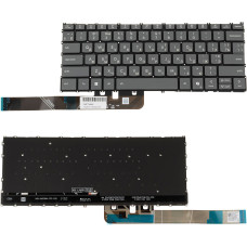 Клавиатура для ноутбука LENOVO (Slim 5 15ARP10 seires), ukr, onyx black, без фрейма, подсветка клавиш