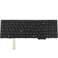 Клавиатура для ноутбука LENOVO (ThinkPad L16 Gen 1) ukr, black, подсветка клавиш (copilot)