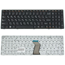 Клавиатура для ноутбука LENOVO (G570, G575, G770, G780, Z560, Z565) rus, black, black frame