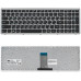Клавиатура для ноутбука LENOVO (IdeaPad: U510, Z710) rus, black, silver frame