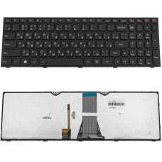Клавиатура для ноутбука LENOVO (G50-30, G50-45, G50-70, Z50-70, Z50-75, Flex 2-15) rus, black, подсветка клавиш