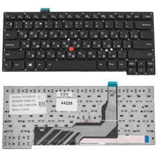Клавиатура для ноутбука LENOVO (ThinkPad S431, S440 ) rus, black, без фрейма