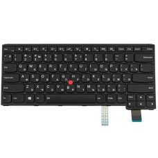 Клавиатура для ноутбука LENOVO (ThinkPad Yoga 460) rus, black, подсветка клавиш, с джойстиком