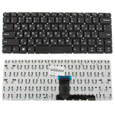 Клавиатура для ноутбука LENOVO (IdeaPad 110-14IBR) rus, black, без фрейма