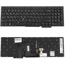Клавиатура для ноутбука LENOVO (ThinkPad: S531, S540) rus, black, без фрейма, подсветка клавиш