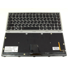 Клавіатура для LENOVO IdeaPad Z400 Z400A P400 Z410 Z400T Z400P (RU Black, з підсвіткою) оригінал