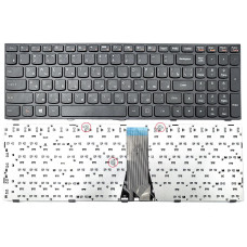 Клавіатура OEM для ноутбуків LENOVO IdeaPad G50, G50-30, G50-45, G50-70, G70-70, G70-80, Z50-70, Z50-75, Z70-80, Flex 2-15 — чорна, з чорною рамкою (RU)