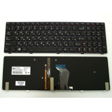 Клавіатура для LENOVO IdeaPad Y580 (RU Black, з підсвіткою клавіш) оригінал