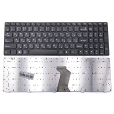 Клавіатура для LENOVO IdeaPad Z580, G580, G585, Z580A, Z585, N580 (RU Black, чорна рамка) OEM