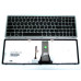 Клавіатура для LENOVO IdeaPad G500s, G505s, S500, S510p, Z510, Flex 15, 15D (RU Black з рамкою Silver і підсвіткою) оригінал