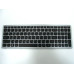 Клавіатура для LENOVO IdeaPad G500s, G505s, S500, S510p, Z510, Flex 15, 15D (RU Black з рамкою Silver і підсвіткою) оригінал