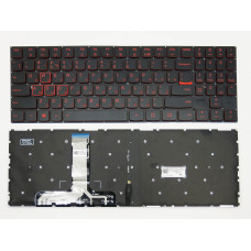 Клавіатура для LENOVO Legion Y520, Y520-15IKB, Y720, Y720-15IKB (RU Black/RED без рамки з підсвіткою). оригінал