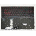 Клавіатура для LENOVO Legion Y520, Y520-15IKB, Y720, Y720-15IKB (RU Black/RED без рамки з підсвіткою). оригінал