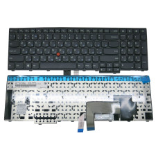 Клавіатура для Lenovo ThinkPad E540, T540, E531, L540, W540, W541, T550, T560, L560, W550 — чорна RU, з поінтстіком