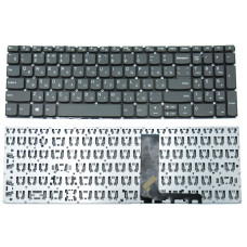 Клавіатура для Lenovo IdeaPad 320-15 320-15ABR 320-15IAP 320-15AST 320-15IKB 320-15ISK 330-15IKB 330-15ICH 330-15ICN 330-15 S145-15IWL (RU Gray) OEM