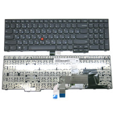 Клавіатура для Lenovo ThinkPad Edge E550, E550c, E555, E560, E565 — чорна, RU-розкладка