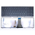 Клавиатура для LENOVO IdeaPad  G70-80, Z50-70, Z50-75, Z70-80 (RU Black, черная рамка с подсветкой)