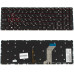 Клавиатура для ноутбука LENOVO (IdeaPad: Y700-15), rus, black, без фрейма, подсветка клавиш (ОРИГИНАЛ)