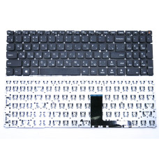 Клавіатура для LENOVO IdeaPad 110-15IBR, 110-15ACL, 110-15AST (RU Black без рамки) OEM