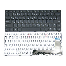 Клавіатура для LENOVO IdeaPad 110-14, 110-14ISK (RU Black з рамкою)