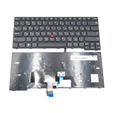 Клавіатура для Lenovo ThinkPad E470 / E470C / E475 — чорна, розкладка RU, PN 01AX094 (SN20K93258)