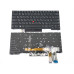 Клавіатура для Lenovo ThinkPad E480, E485, L480, L380, T490, E490, E495, L490, T495, yoga L390 (T480S, 01YP360, 01YP520) (RU Black з підсвіткою)