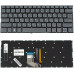 Клавиатура для ноутбука LENOVO (IdeaPad 320S-13IKB series) rus, black, без фрейма, подсветка клавиш