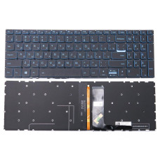 Клавиатура для Lenovo IdeaPad L340-15, L340-15API, L340-15IWL (RU Black + Blue подсветка)