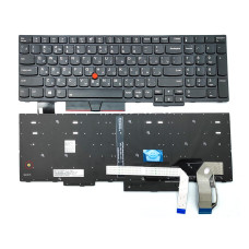 Клавіатура для Lenovo Thinkpad T15 Gen 1/Gen 2, P15s Gen 1/Gen 2 (RU Black з підсвіткою) оригінал