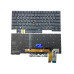Клавіатура для Lenovo ThinkPad T490s T495s X1 Extreme Gen 1/2, P1 Gen 1/2 2 (RU Black з підсвіткою)