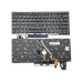 Клавіатура для Lenovo ThinkPad X1 Carbon 8th Gen (RU Black з підсвіткою). оригінал
