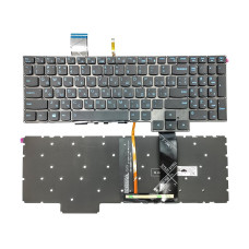 Клавіатура для Lenovo Gaming 3-15IMH05 15ARH05 15ACH 15IHU6 GY530 GY550 GY570 Legion 5-15imh05h 15arh055P 5P-15IMH05 (RU Black, підсвітка Blue) оригінал