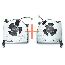 Вентилятор (кулер) для Lenovo Legion Y550-15, Rescuer Y7000 R7000 R7000P 2020, 2021 DFS5M325063B1C (CPU+GPU) FAN 5V Пара.