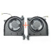 Вентилятор (кулер) для Lenovo Legion Y550-15, 15ACH6H R7000 R7000P 2021 (CPU+GPU) FAN 10V Пара.