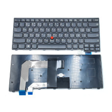 Клавіатура для Lenovo ThinkPad T470S, T460S, T460P, T470T, T460T — чорна, RU-розкладка