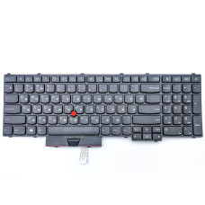 Клавіатура для Lenovo ThinkPad P50 / P51 / P70 / P71, RU розкладка, чорна (Black) Original