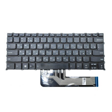 Клавіатура для Lenovo Yoga Slim 7-14ARE05, 7-14IIL05, 7-14ITL05 (RU Black з підсвіткою)