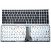 Клавіатура для LENOVO IdeaPad G500s, G505s, S500, S510p, Z510,Flex 15, 15D (RU Black з рамкою Silver)